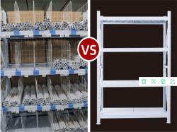 Shelf dividers for warehouse